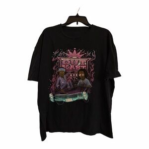 Outkast Graphic Black T-Shirt Size 2XL